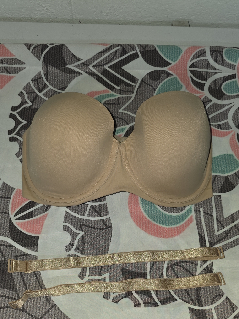 Cacique Nude Convertible Underwire Strapless Bra